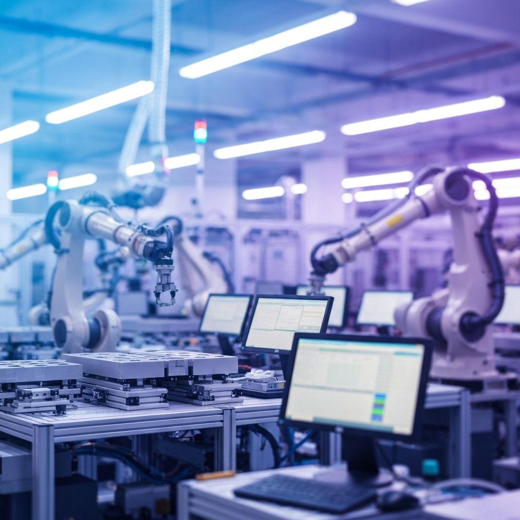 Modern industrial automation facility